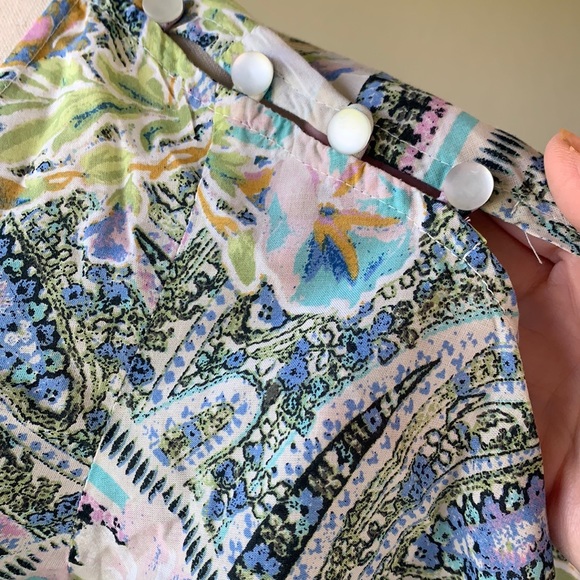 Anthropologie Maeve floral flutter sleeve top Sz Small— So Light & summery!!! - Picture 3 of 9